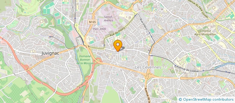 localisation de l'entreprise SARL ARCOM à MONTPELLIER