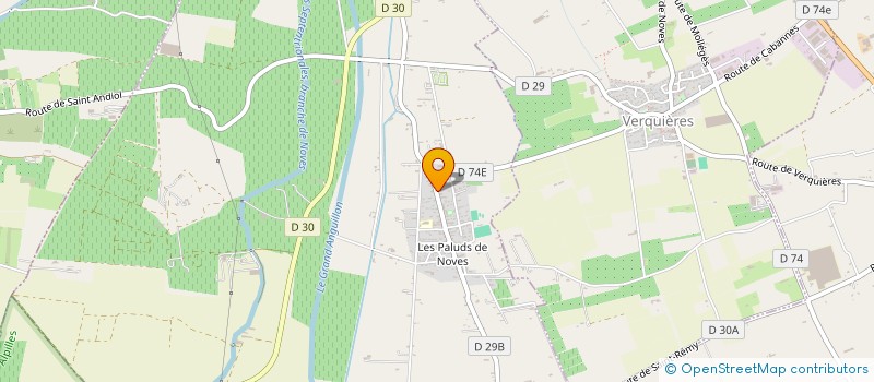 localisation de l'entreprise SARL ARCOM  NOVES