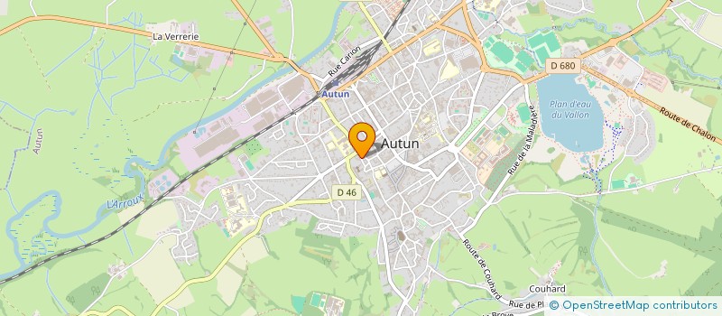 localisation de l'entreprise SARL ARCURI ET CIE à AUTUN