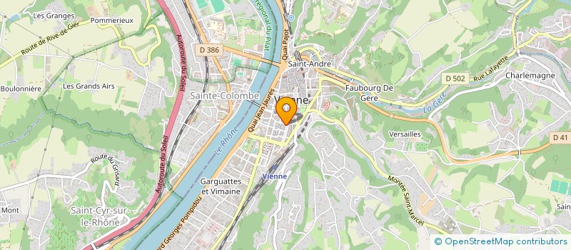 localisation de l'entreprise SARL ARDACHES à VIENNE