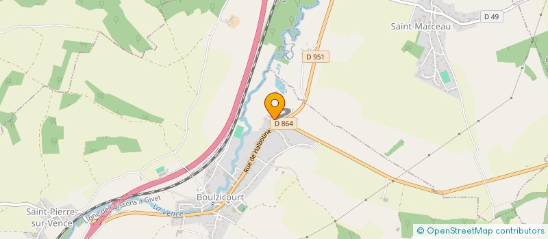 localisation de l'entreprise SARL ARDENNES BIEN-ETRE à BOULZICOURT