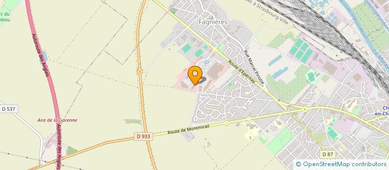 localisation de l'entreprise SARL ARDENNES FOOD  FAGNIERES