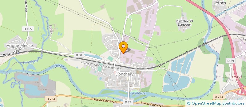 localisation de l'entreprise SARL ARDENNES VOILE OCEAN  DONCHERY