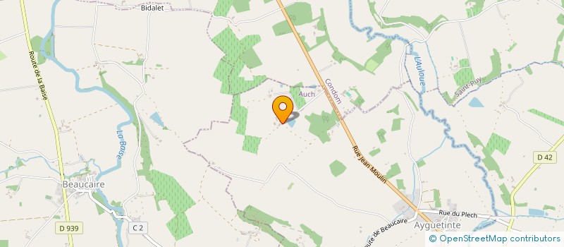 localisation de l'entreprise SARL ARDIT  AYGUETINTE