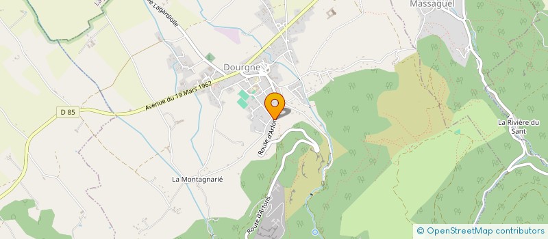 localisation de l'entreprise SARL ARDOISIERE DE DOURGNE à DOURGNE