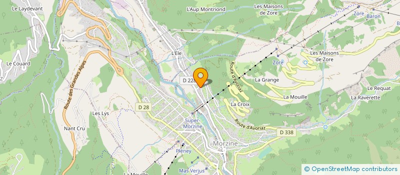 localisation de l'entreprise SARL ARDOISIERES DU FANGLE GROROD  MORZINE