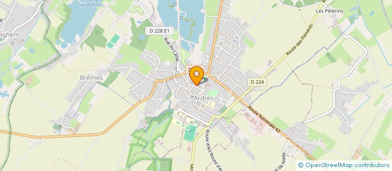 localisation de l'entreprise SARL ARDRESIS CONTROLE TECHNIQUE à ARDRES