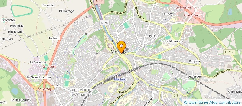 localisation de l'entreprise SARL AREA à MORLAIX