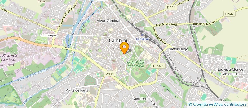 localisation de l'entreprise SARL ARECAS à CAMBRAI