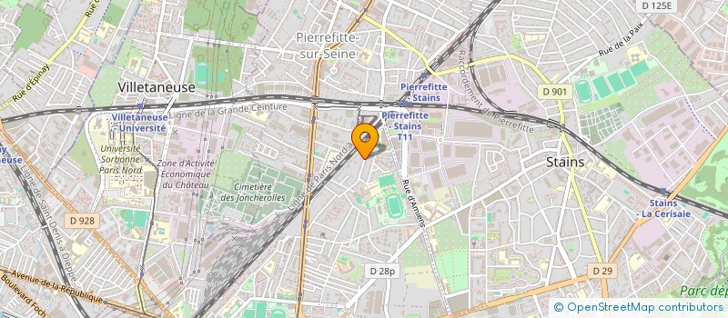 localisation de l'entreprise SARL ARECOBAT à PIERREFITTE-SUR-SEINE