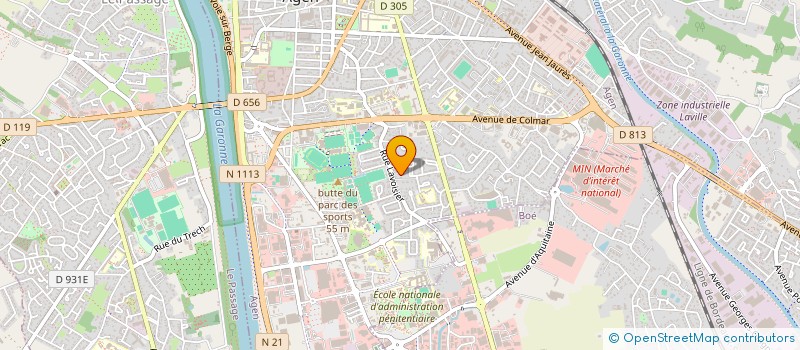 localisation de l'entreprise SARL AREO  AGEN