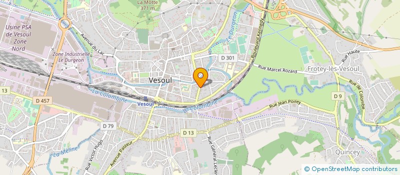 localisation de l'entreprise SARL ARF  VESOUL