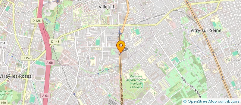 localisation de l'entreprise SARL ARFEG  VILLEJUIF