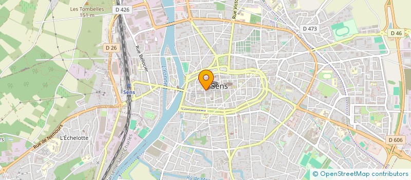 localisation de l'entreprise SARL ARGE à SENS