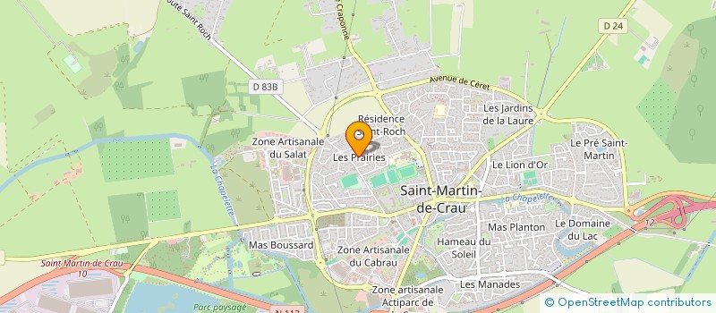 localisation de l'entreprise SARL ARGINE à SAINT-MARTIN-DE-CRAU