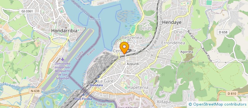 localisation de l'entreprise SARL ARGITASUNA à HENDAYE