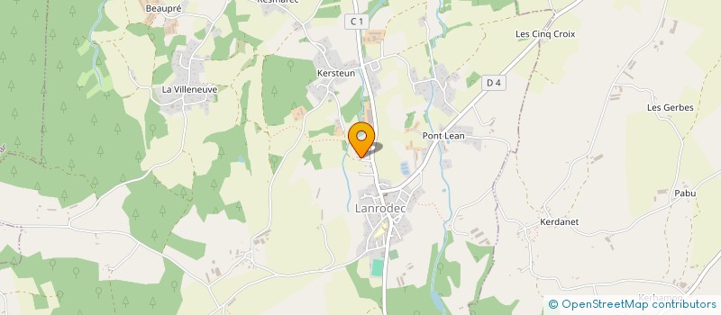localisation de l'entreprise SARL ARGOAT OEUFS à LANRODEC