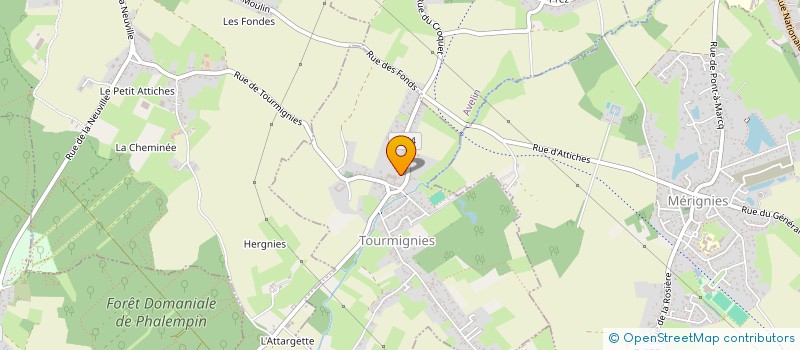 localisation de l'entreprise SARL ARHOS ENERGIE  TOURMIGNIES