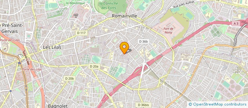 localisation de l'entreprise SARL ARIA DISTRIBUTION à ROMAINVILLE