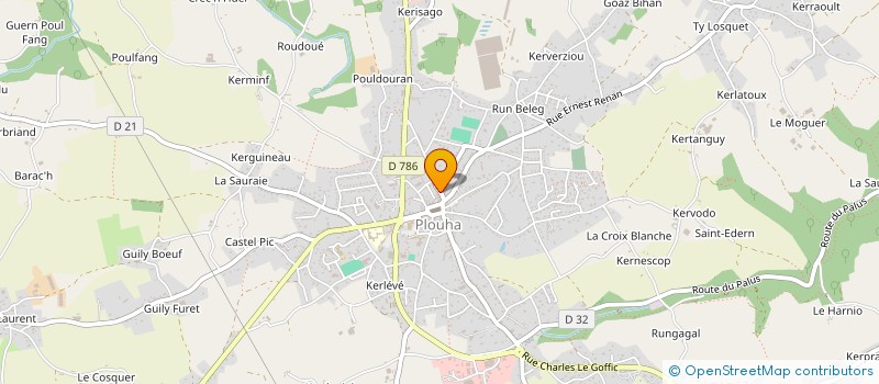 localisation de l'entreprise SARL ARIANE AUTO ECOLE à PLOUHA