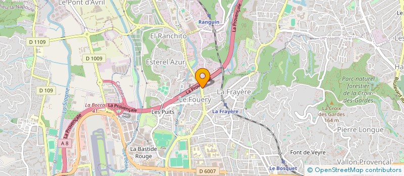 localisation de l'entreprise SARL ARIBAT à CANNES