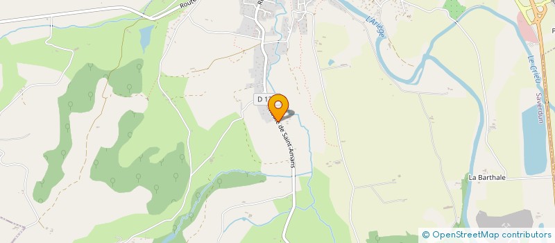 localisation de l'entreprise SARL ARIEGE CHIMIE DIFFUSION à SAVERDUN