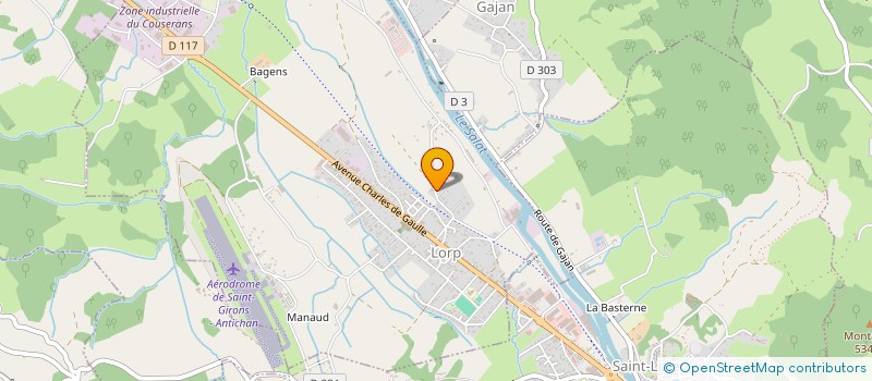 localisation de l'entreprise SARL ARIEGE MAISON à LORP-SENTARAILLE