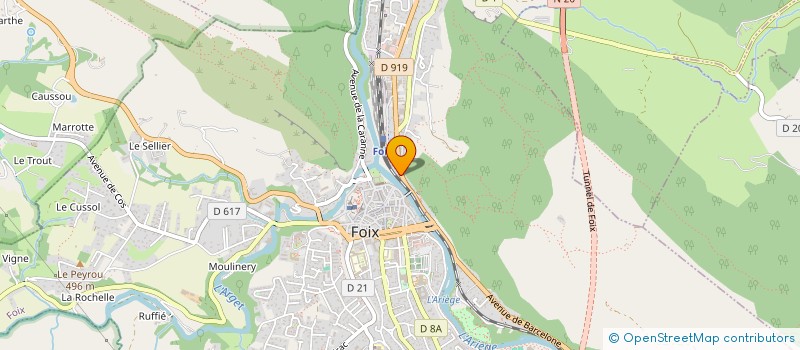 localisation de l'entreprise SARL ARIEGE PHOEBUS à FOIX