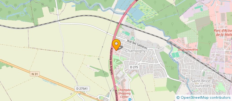 localisation de l'entreprise SARL ARKADO à CHAMPIGNY