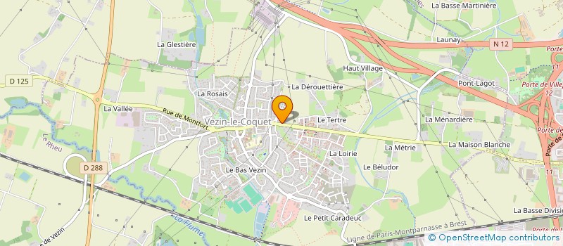 localisation de l'entreprise SARL ARLOC à VEZIN-LE-COQUET