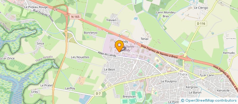 localisation de l'entreprise SARL ARMEL NAUTIC à THEIX-NOYALO