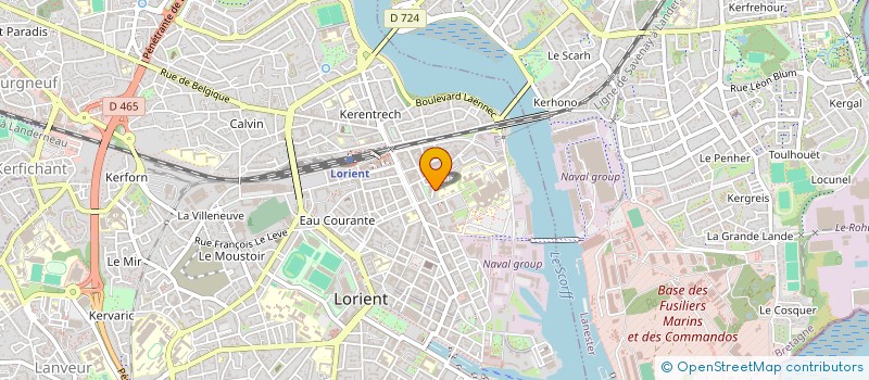 localisation de l'entreprise SARL ARMOR CLIM à LORIENT