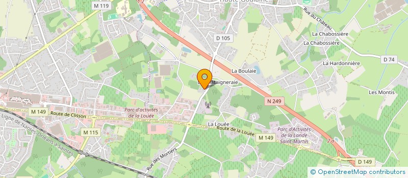 localisation de l'entreprise SARL ARMORFLY  HAUTE-GOULAINE