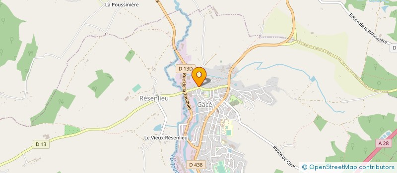 localisation de l'entreprise SARL ARNA à GACE