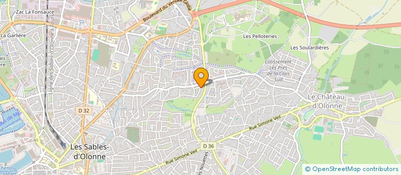 localisation de l'entreprise SARL ARNAUD à LES SABLES D'OLONNE