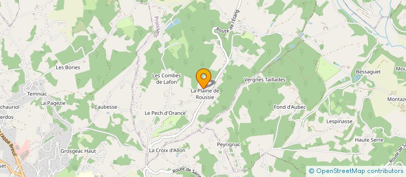 localisation de l'entreprise SARL ARNAUD CONST IMMOBILIER LOISIRS à SARLAT-LA-CANEDA