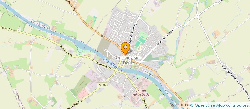 localisation de l'entreprise SARL ARNAUD DEKYNDT à QUESNOY-SUR-DEULE