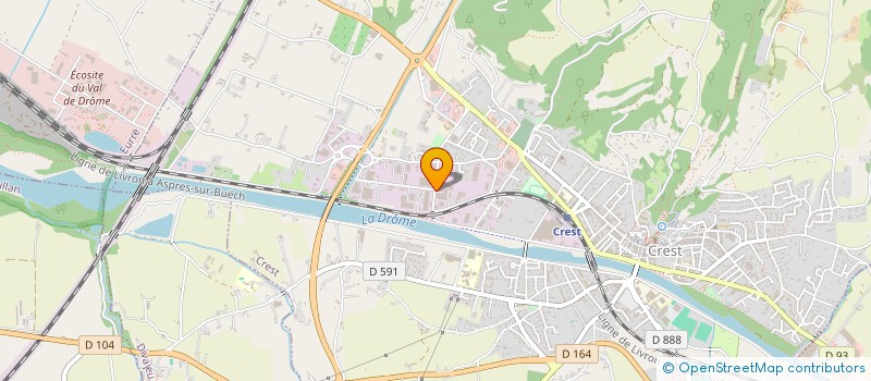 localisation de l'entreprise SARL ARNAUD EMILE FILS à CREST