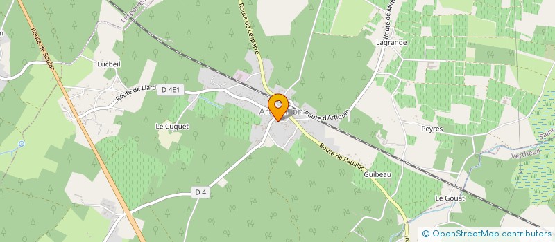 localisation de l'entreprise SARL ARNAUD FRERES à SAINT-GERMAIN-D'ESTEUIL