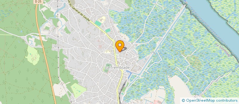 localisation de l'entreprise SARL ARNAUD-GRIMAUD à LA TREMBLADE