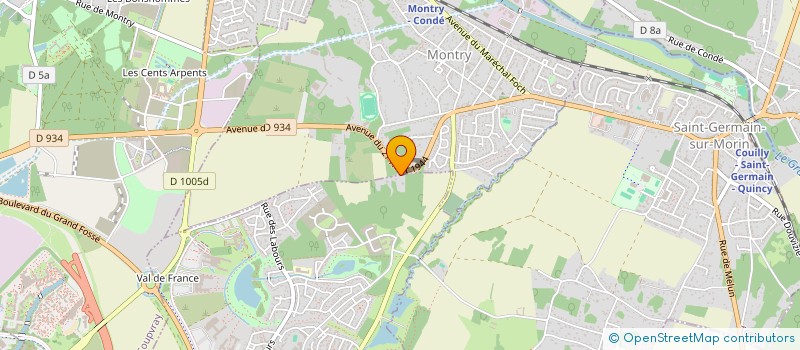 localisation de l'entreprise SARL ARNAULT AMBULANCES  MAGNY-LE-HONGRE