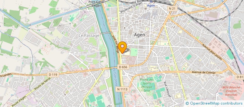 localisation de l'entreprise SARL ARNO DIFFUSION à AGEN