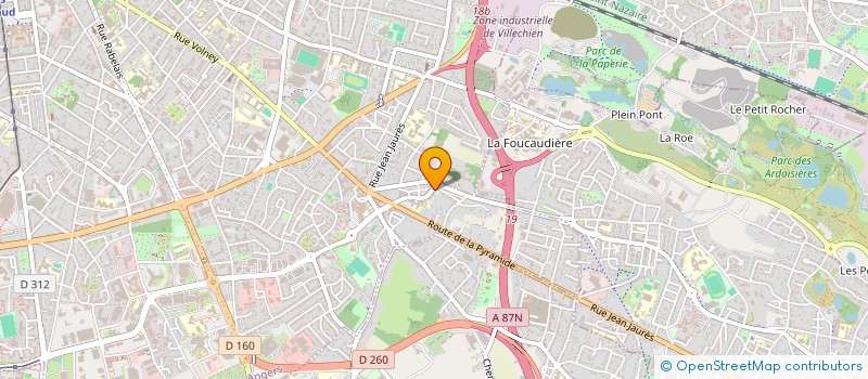 localisation de l'entreprise SARL ARNOU ET ASSOCIES  ANGERS