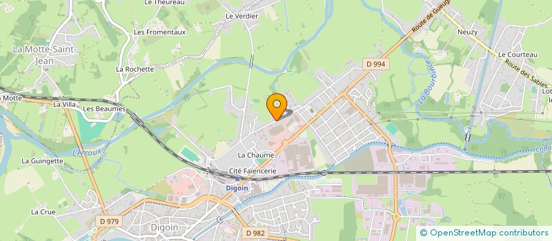 localisation de l'entreprise SARL ARNOUX  DIGOIN