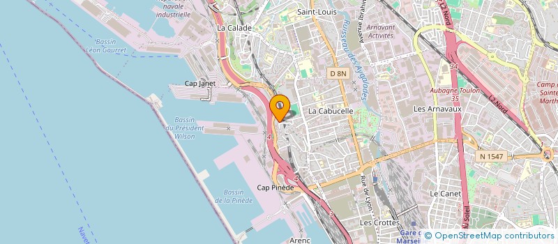 localisation de l'entreprise SARL AROBANET à MARSEILLE