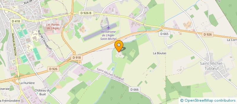 localisation de l'entreprise SARL AROMAFLOR à SAINT-MICHEL-TUBOEUF