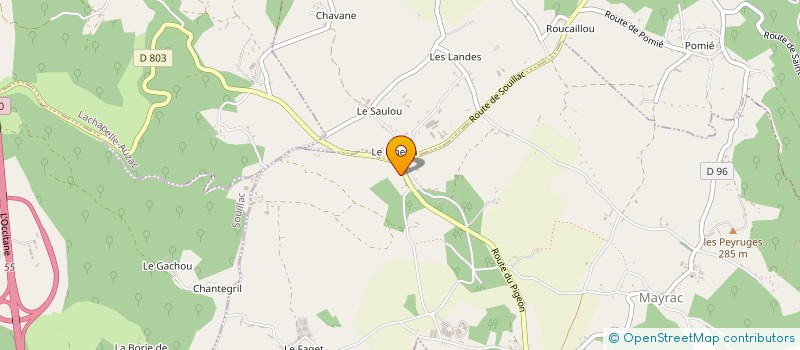 localisation de l'entreprise SARL ARPIT  MAYRAC