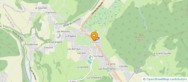 localisation de l'entreprise SARL ARQUILLIERE PASCAL  CHIRENS