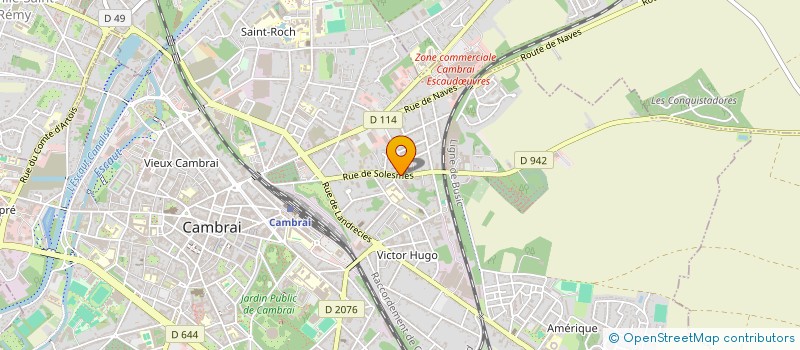 localisation de l'entreprise SARL ARREMO à CAMBRAI