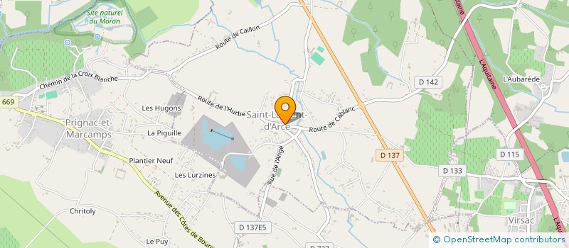 localisation de l'entreprise SARL ARRONIZ  SAINT-LAURENT-D'ARCE